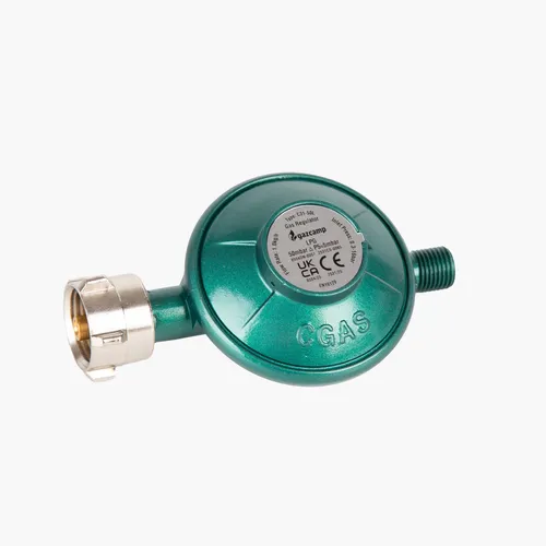 Gazcamp Gasdruckregler 50 mbar – für 3 kg, 5 kg und 11 kg Propangasflaschen