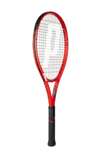 Prince Tennisschläger Beast 100 - Turnier 2024, unbesaitet, rot - Tennisschläger der Beast-Serie mit 300g Gewicht und Anti-Torque-System für verbesserte Kontrolle. Ideal für Turnierspieler, Kopfgröße 645cm².