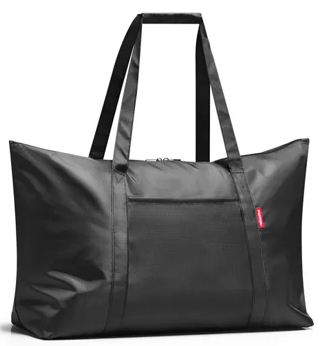 reisenthel mini maxi travelbag M schwarz - 30l Volumen - Reisetasche mit großer Öffnung und wasserabweisendem Material, kompakt verpackbar in Extratasche, ideal für Reisen oder den Alltag.
