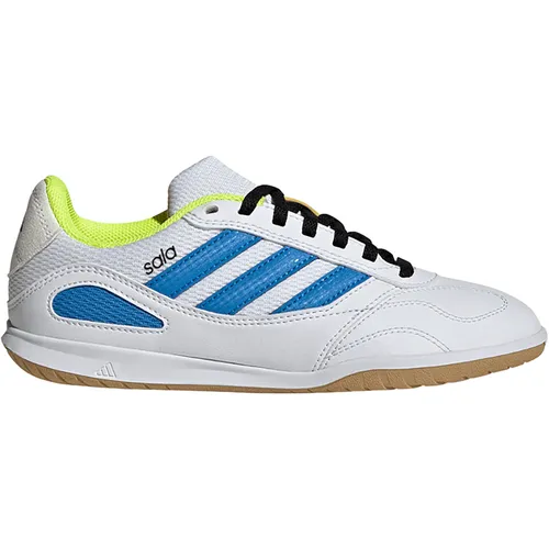 ADIDAS Kinder Fußball-Hallenschuhe SUPER SALA COMPETITION III - Hochwertige Hallenschuhe für Kinder, ideal für Sala-Spiele. Bieten optimalen Komfort, Bewegungsfreiheit und sicheren Halt durch die reguläre Passform und abriebfeste Gummisohle.