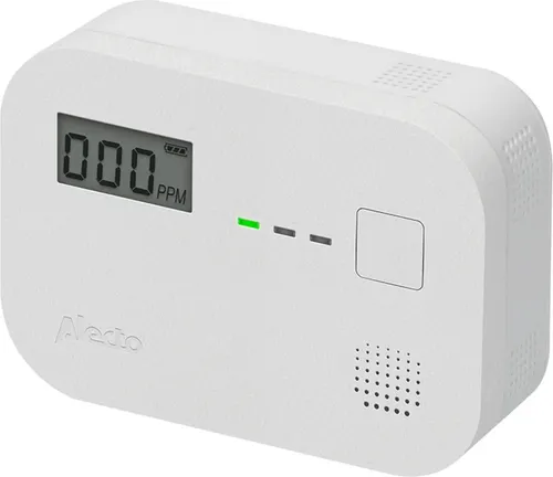 Kohlenmonoxid Melder LED Display inkl. Batterien, CO Melder, Wohnwagen Camping