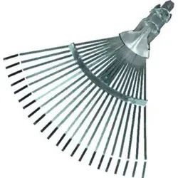 Floraworld Schlaufen-Fächerbesen verstellbar - 11845 - Verstellbarer Fächerbesen für die einfache Reinigung von Garten und Hof, ideal für enge Stellen und Laub.