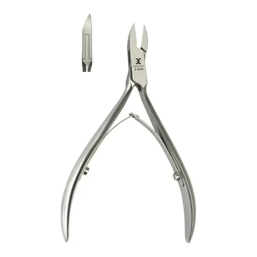 Excellent Solingen Eckennagelzange - Modell Schneide stabil - Eckennagelzange 10 cm aus rostfreiem Edelstahl, ideal für schwer zugängliche Stellen und eingewachsene Zehennägel. Langlebig und ergonomisch, perfekt für präzises Schneiden und Formen.