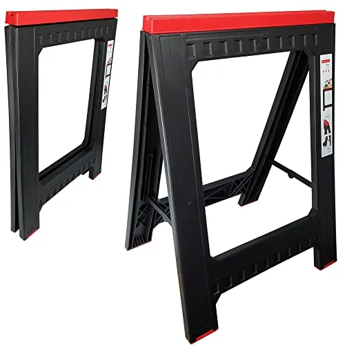 Klappleiter Sprossenleiter rutschfest bis 150kg Doppelseitige Klapptritt 2 STK Arbeitsbock Klappbock Höhe Unterstellbock 175kg Gerüstbock Zweiseitige Klappbar Leiter Werkstattausrüstung bis zu 350kg
