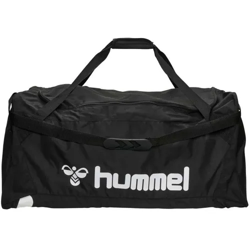 Hummel Core Team Bag - Schwarz - Sporttasche aus 100% Polyester, ideal für Multisport-Aktivitäten. Zeitloses Design und hohe Qualität von Hummel machen sie zum perfekten Begleiter für Sportler.