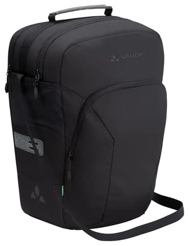 VAUDE eBack Single Fahrradtasche - Fahrradtaschen mit separatem Fach für 2. Akku und Notebookfach für 15,6'' – ideal für lange Fahrradtouren und Pendler.