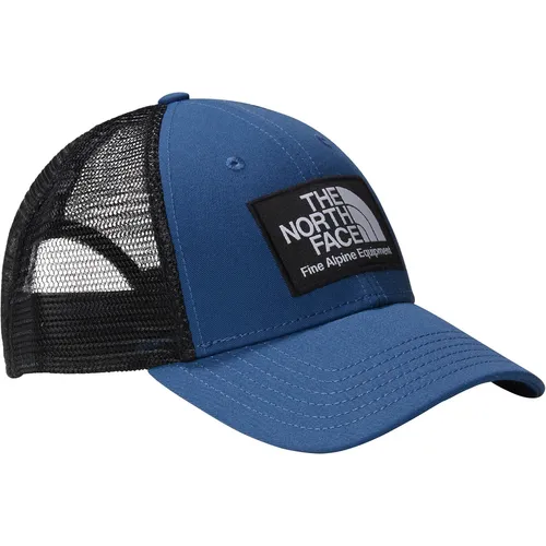 THE NORTH FACE Herren Mudder Trucker Kappe - Mützen für Herren, ideal für sonnige Tage mit verstellbarem Schnappverschluss und luftdurchlässigem, recyceltem Netzgewebe für optimalen Tragekomfort.