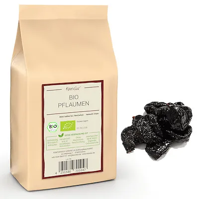 1kg BIO Pflaumen getrocknet ohne Stein & ohne Zusätze 21,90 EUR/kg