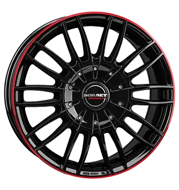 CW3 Alufelgen 7.5x18 6x130 in rot von BORBET