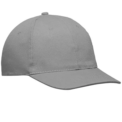 Wilhelm Sell® Basecap für Männer und Frauen - Kappe in dunkelgrau - Baseballcap - Schirmmütze mit Verstellbarer Größe