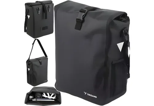 Trizand Fahrradtasche Gepäckträgertasche Umhängetasche Fahrradtasche für Gepäckträger (1-tlg), wasserdicht