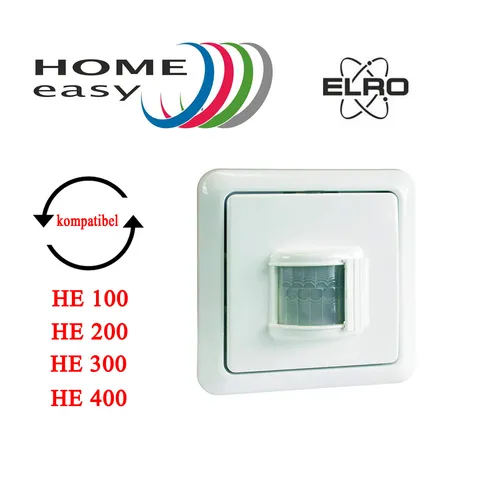 Home Easy HE303EU Funk-Bewegungsmelder Batterie kabellos Erkennungsbereich 6m