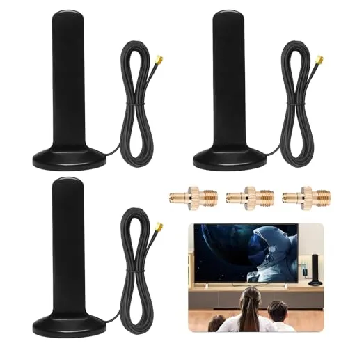 Stück 5g LTE Antenne,Mobilfunk Signalverstärker,5g Antenne Outdoor,SMA Stecker,mit 3M Kabel,für 3G/4G/5G/GSM/GPRS Router IoT-Gateway Smart Home 3