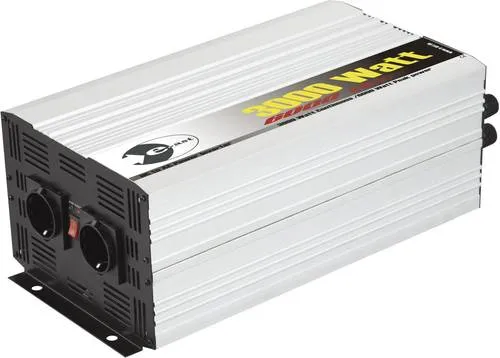 e-ast Wechselrichter HPL 3000-12 3000 W 12 V/DC - 230 V/AC - Solar & Wind Wechselrichter mit 3000 W Leistung, ideal für den Anschluss von 230 V-Verbrauchern an Batterien im Boot oder KFZ.