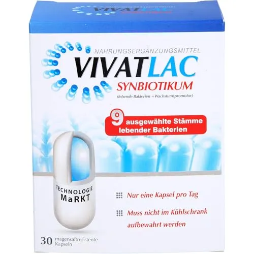 Vivatlac Synbiotikum Magensaftresistente 30 St von Vivatrex GmbH