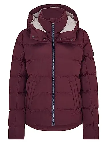 Ziener Damen TUSJA Ski-Jacke/Winter-Jacke | warm, atmungsaktiv, wasserdicht, velvet red, 36