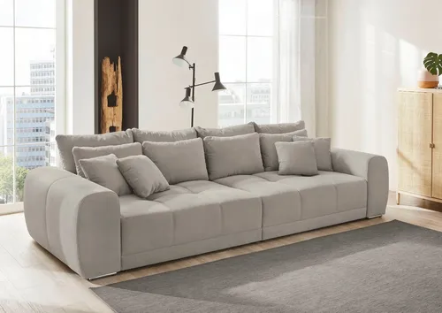 Jockenhöfer Gruppe Big-Sofa Moldau XXL, B: 306 cm, Mega-Sofa, mit 4 Zierkissen & Federkern