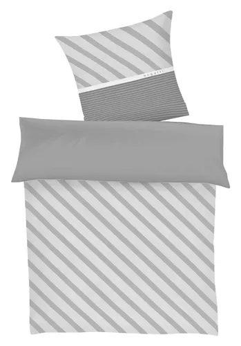 Bettwäsche BUGATTI Satin in grau von Bugatti