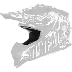 Oneal 2Series Jugend Innenfutter & Wangenpolster, grau, Größe L für Männer