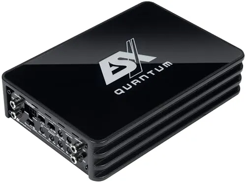 ESX QUANTUM Q Q-FOURv3 4-Kanal Verstärker (24 Volt) - Kompakter Class D Audioverstärker mit 4 x 100 Watt RMS, hoher Effizienz bis zu 90% und automatischer Einschaltfunktion - ideal für LKW und Reisebusse.