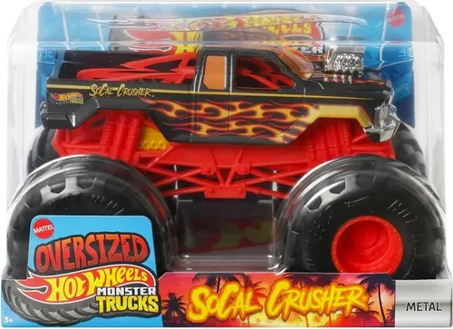 Mattel FYJ83; JCC86 - Hot Wheels Monster Truck 1:24 - Socal Crusher - % VOL %