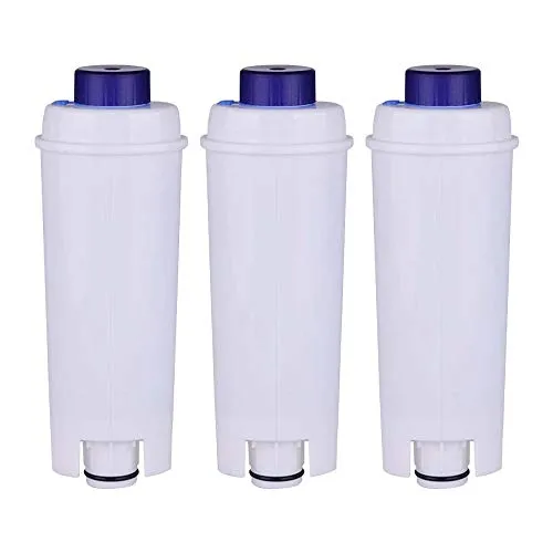 WuYan Kaffeemaschinenfilter für Delonghi DLS C002 DLSC002 SER 3017 SER3017 Automatik-Kaffeemaschinen-Zubehör, weicher Wasserfilter, 3 Stück