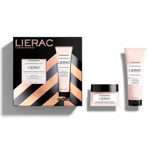 Produktbild Lierac Set Hydragenist Gel Feuchtigkeitscreme Glanz 50 ml + Aufbaumaske 75 ml