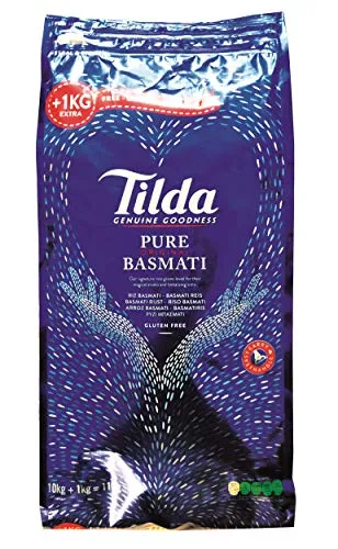 [ 11kg-Pack ] TILDA Pure Basmati Reis / Basmatireis / Pure Original Basmati
