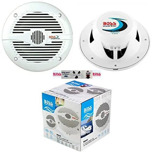 Marine-Lautsprecher kompatibel mit BOSS Audio MR60W 2-Wege-6,50