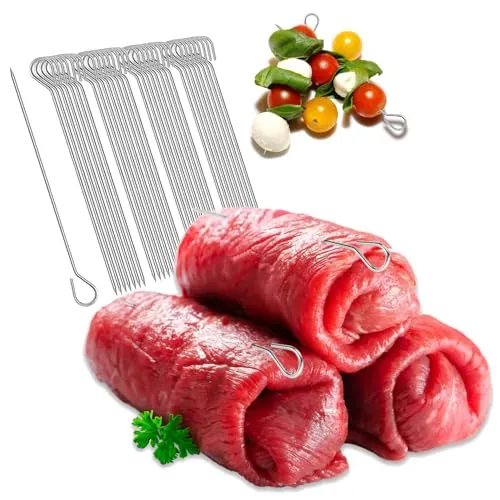 Robin Goods® 32x Rouladennadeln aus Edelstahl