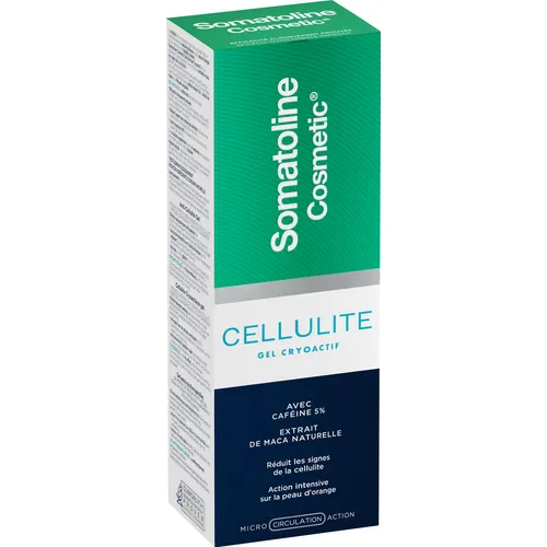 Somatoline CRYOACTIVE Anticellulite-Gel 250 ml - Effektives Körperpflegemittel für die Hautpflege, ideal zur Unterstützung der Hautstraffung und -festigung. Praktische 250 ml Größe für den täglichen Gebrauch.
