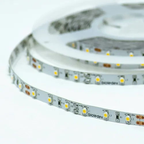 Bioledex LED Streifen 12V 5W/m 60LED/m 4000K 5m Rolle neutralweiss LED-Flexleist