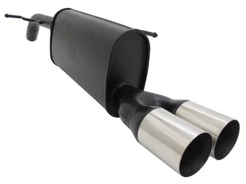 Novus Sportauspuff für Peugeot 207 2x76mm RL-Design - Schalldämpfer, verleiht Ihrem Peugeot 207 einen sportlichen Sound und optimiert die Leistung.