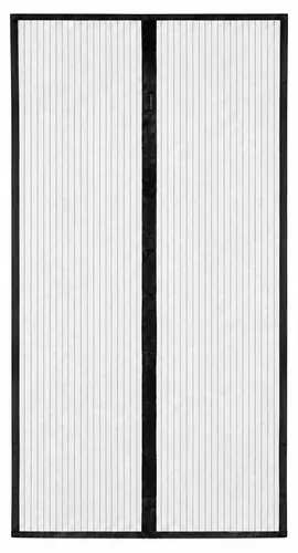 Fliegenvorhang 100 x 210 cm in Schwarz mit Magnetverschluss