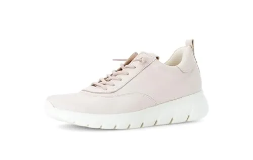 Gabor Damen Low-Top Sneaker - Bequeme Schnürschuhe für jeden Tag - Damen-Sneaker aus hochwertigem Glattleder mit flacher Laufsohle, ideal für Komfort und Stil im Alltag.