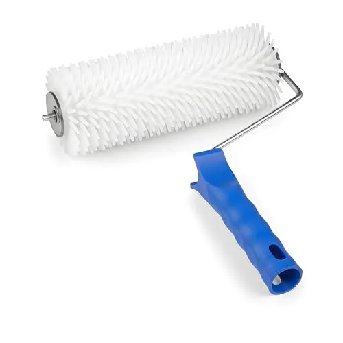 DEWEPRO® Entlüftungsroller Stachelwalze ø85mm x 230mm Breite - Handstachelwalze mit 20mm Stachellänge - Entlüfterrolle, Entlüftungswalze - Igelwalze in Profi-Qualität