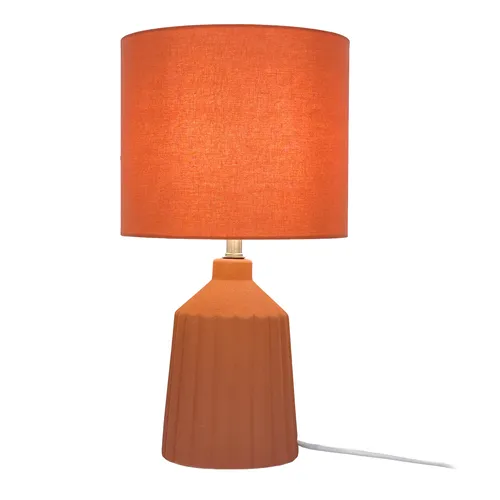 Designer Tischlampe Keramik Nachttischlampe von Relaxdays