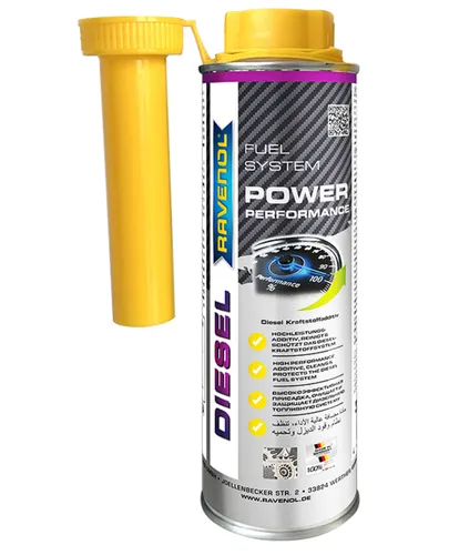 RAVENOL Diesel Power Performance - Hochwirksames Kraftstoffadditiv für Dieselmotoren, reinigt und schützt das Kraftstoffsystem, reduziert Emissionen und spart Kraftstoff. Premium Qualität „Made in Germany“.