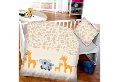 Bestlivings Babybettwäsche KB-04837 Bettbezug, Baumwolle, 2 teilig, Kinder Bettwäsche 2-tlg (100x135cm / 40x60cm) Bettdecken Set