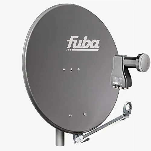 Fuba Satellitenschüssel Komplettset 8 Teilnehmer DAL 808 A - Premium SAT-Komplettanlage für bis zu 8 Teilnehmer mit optimaler LTE/4G Abschirmung und HDTV/UHD Unterstützung für ein unvergleichliches TV-Erlebnis.