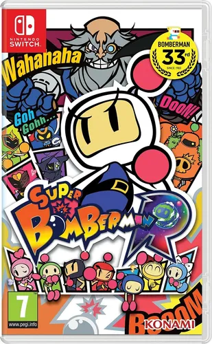 Super Bomberman R - Switch-Modul [US Version] - PC- & Videospiele, packende Mehrspieleraction für bis zu 8 Spieler mit coolem Battle-Modus und motivierendem Story-Modus für stundenlangen Spielspaß!