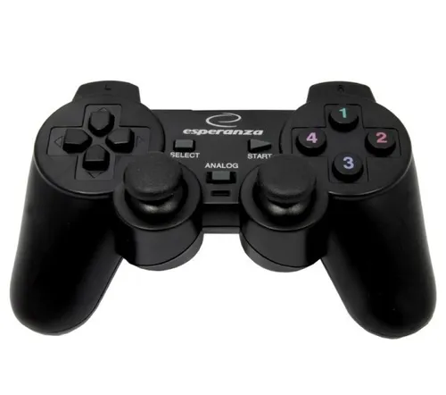 Esperanza EG102 Gaming-Controller Schwarz USB 2.0 Gamepad Analog / 5905784767147