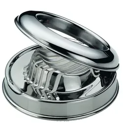 kela Eierschneider Vision, sowohl Körper als auch die einzelnen Drähte aus Edelstahl