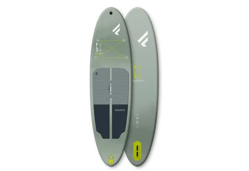 Fanatic SUP-Board Fly Air SLT – Leichtes iSUP für alle Einsatzbereiche - Das Fanatic Fly Air SLT ist ein stabiler Allrounder für Flachwasser und kleine Wellen. Mit innovativem, leichtem Material und kompaktem Packvolumen ist es ideal für Reisen und Stadtleben.