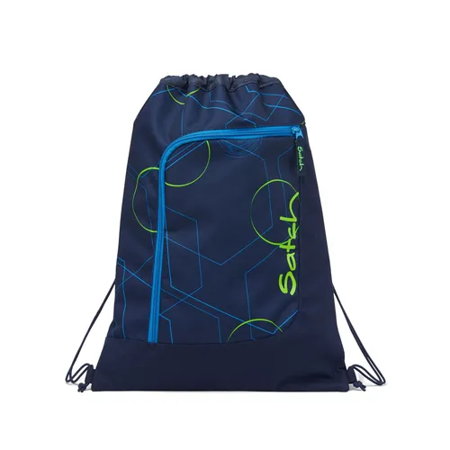 Satch Turnbeutel PET weiß in blau von satch
