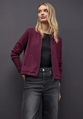 Street One Silk-Look Jacke noble red 40 von Street One