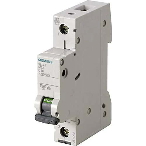 SIEMENS 5SL41036 - 1-poliger Leitungsschutzschalter 3 A 230 V, kompakte Bauweise und zuverlässiger Schutz für Ihre elektrischen Anlagen