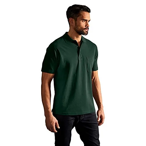 Heavy Poloshirt mit Brusttasche Herren, Waldgrün, XXL - Poloshirt für Herren mit Brusttasche aus 100% Baumwolle, ideal für sportliche Eleganz und Tragekomfort. Perfekt für Alltag und Freizeit, in vielen Farben erhältlich.