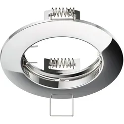 ledscom.de Deckeneinbaurahmen CIRC, rund, chrom glänzend von LEDs Com