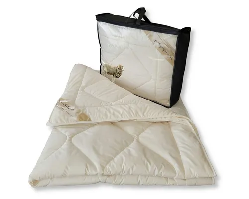 Meivita Naturhaarbettdecke Merino Schafschurwolle - Leichte Sommerdecke aus 100% Merino Schafschurwolle, atmungsaktiv und temperaturausgleichend – ideal für ein angenehmes Schlafklima.